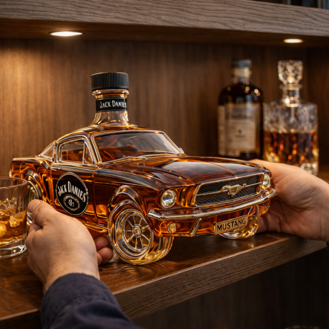 Whisky Fles - Mustang Editie
