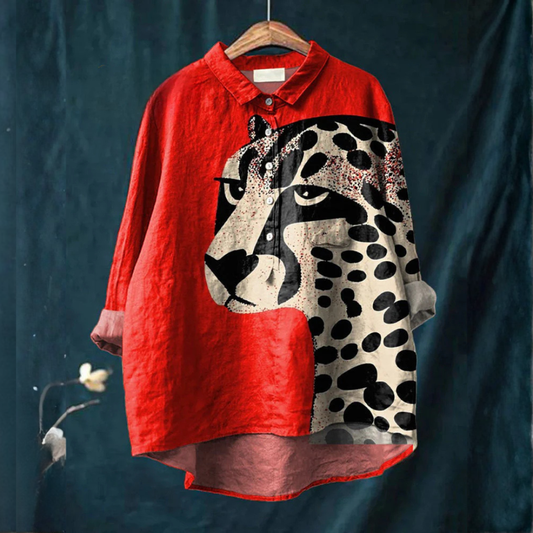 Nala | Gedurfde Luipaardprint Shirt