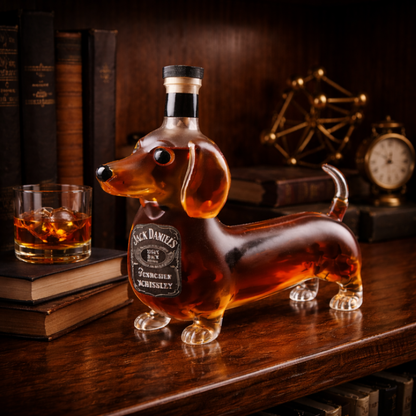 Jack Daniel's Whisky Fles - Teckel Editie
