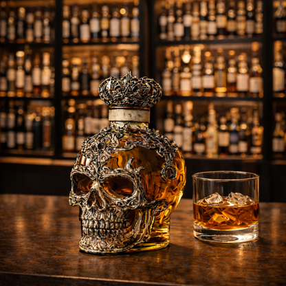Whisky Fles - Skulls Editie