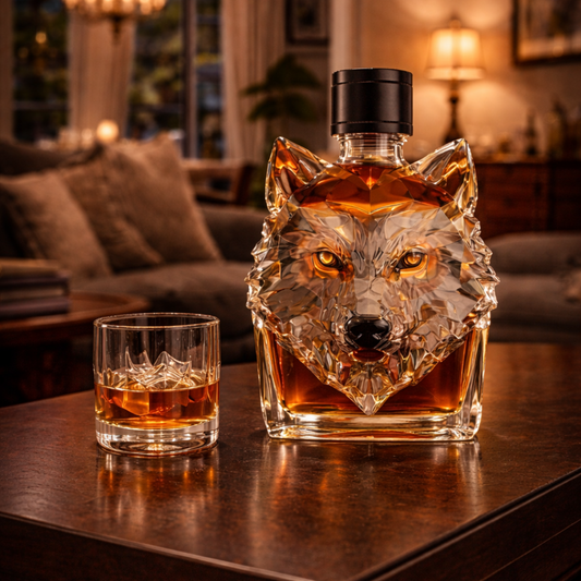 Whiskyfles - Wolf Editie