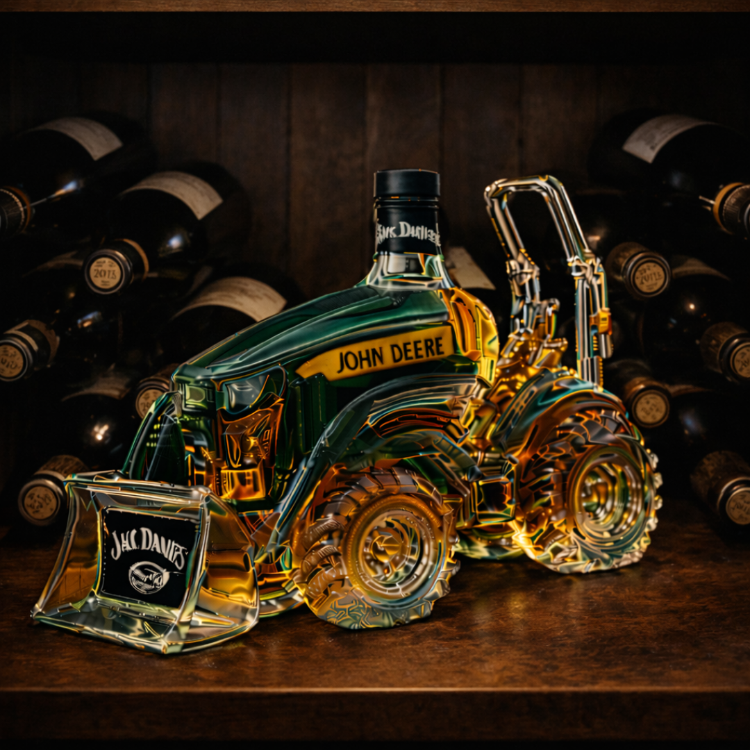 Jack Daniel's Whisky Fles - Tractor Editie