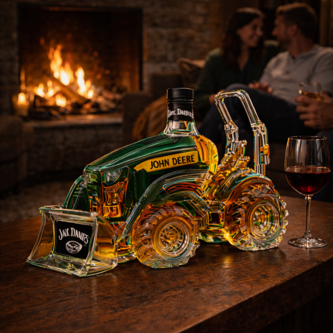Jack Daniel's Whisky Fles - Tractor Editie