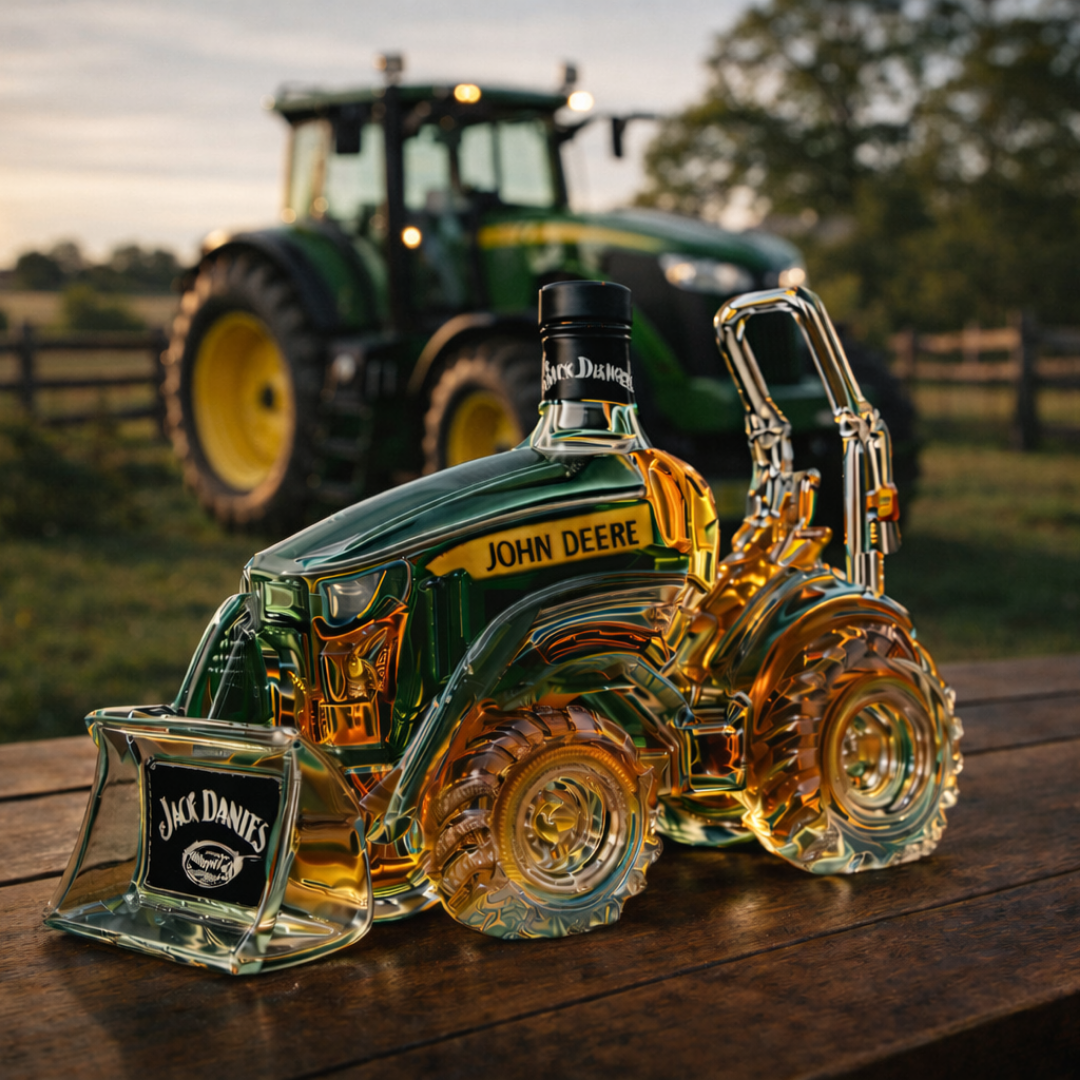 Jack Daniel's Whisky Fles - Tractor Editie