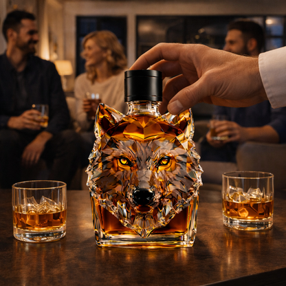 Whiskyfles - Wolf Editie