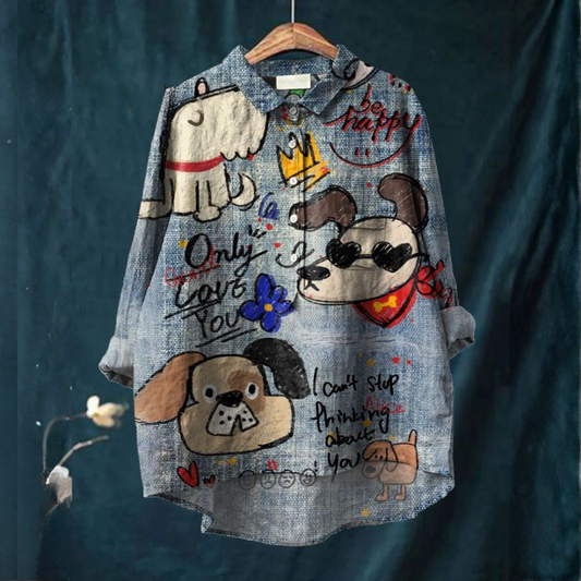 Mia | Liefhebbende Hond Doodle Shirt